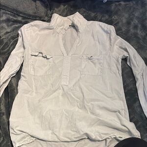 Men's White Casual Shirt